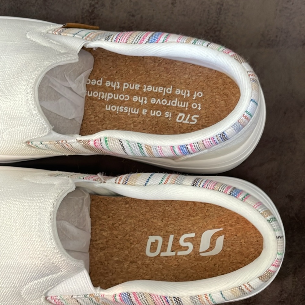 STQ Womens Platform Sneakers Slip On Shoes - Picture 9 of 11